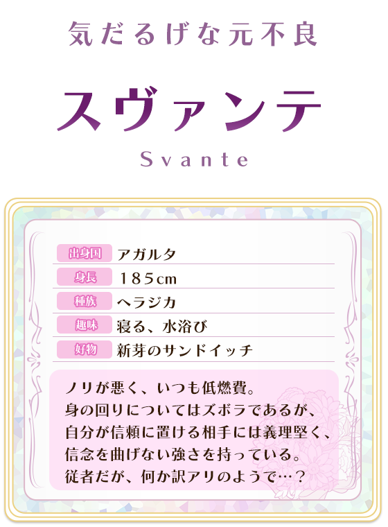 キャラプロフィール